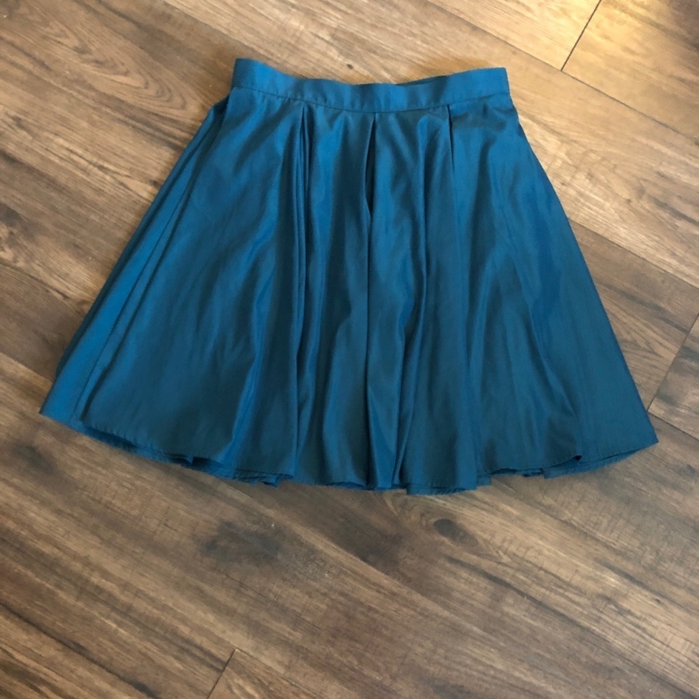 American Apparel | M | Soft Plwated Teal  Skirt